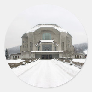 Goetheanum, Dornach, Basel, Zwitserland Ronde Sticker