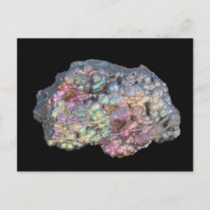 Goethite toont irdescentie briefkaart