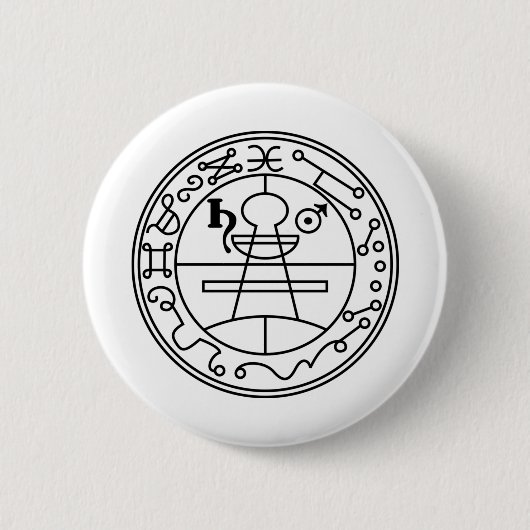 Goetia_seal_of_solomon Ronde Button 5,7 Cm (Voorkant)