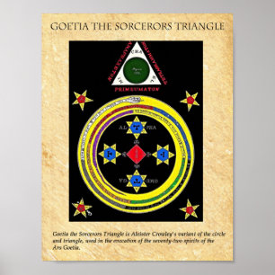 GOETIË DE SORCERORTRIANGLE POSTER