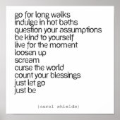 Gof for Long Walks Poster (Voorkant)