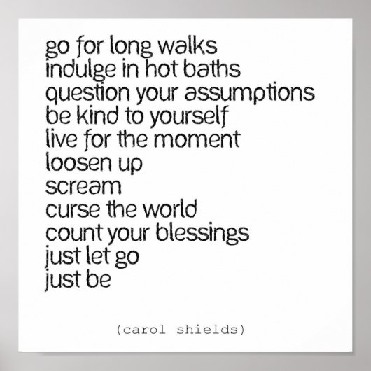 Gof for Long Walks Poster (Voorkant)