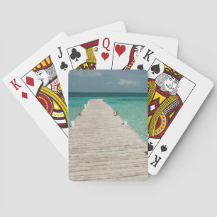 Goff Caye, een populair Barrier Reef-eiland Pokerkaarten