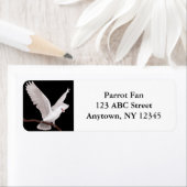 Goffin's Cockatoo Étiquette personnalisable (En situation)