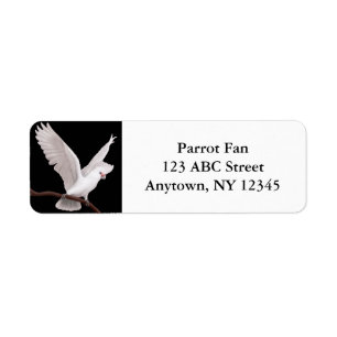 Goffin's Kaketoe  Label