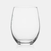 gogelpiephou wijnglas zonder voet (Links)