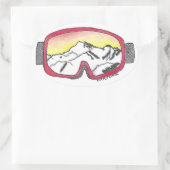 Goggle Reflectie Sticker (Tas)