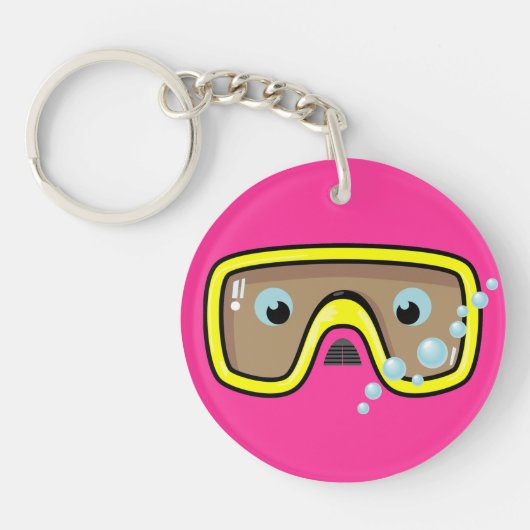 Goggles Personalized Sleutelhanger (Voorkant)