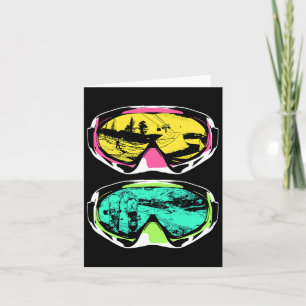 Goggles Snow Mountain Snowboard Kaart