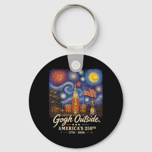 Gogh Buiten 250ste Verjaardag 1776 2026 Schilder D Sleutelhanger