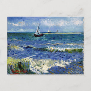 Gogh Seascape bij Les Saintes-Maries-de-la-Mer Briefkaart