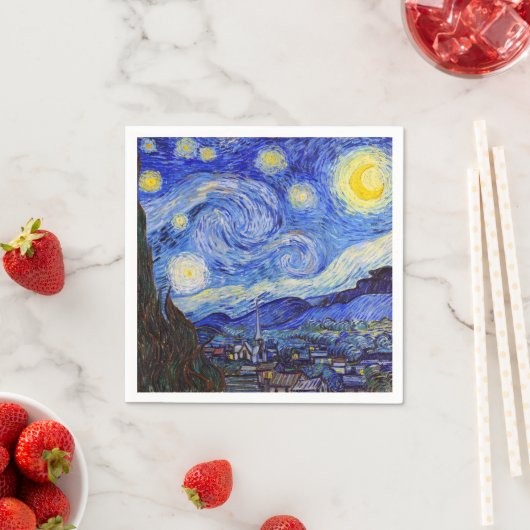 Gogh , “Starry Night” Servet (Insitu)