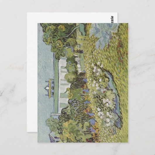 Gogh, Vincent Willem van Der Garten Daubignys 1890 Briefkaart (Voorkant / Achterkant)