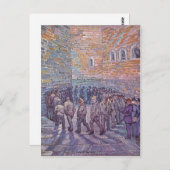 Gogh, Vincent Willem van Gevangenen die oefenen (A Briefkaart (Voorkant / Achterkant)