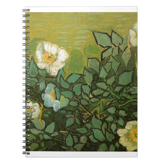 Gogh Wild Rozen Blossom Flowers Vines  Art Notitieboek