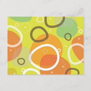Gogo Retro Modern Abstract Briefkaart