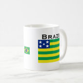 Goías, tasse de drapeau du Brésil/Caneca de Goías (Devant droit)