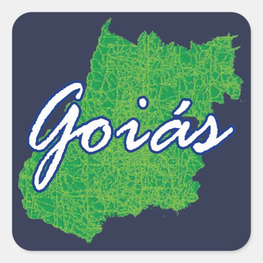 Goias Vierkante Sticker (Voorkant)