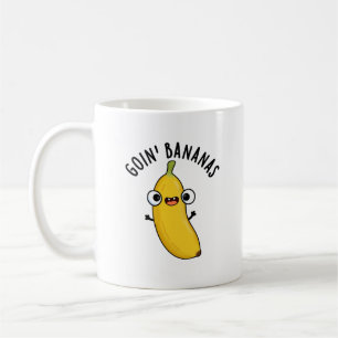 Goin Bananas Funny Fruit Pun Koffiemok