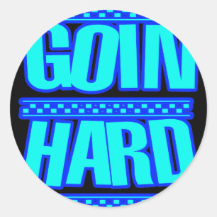 GOIN HARD JERK JERKIN Jerks dans Hyphy Ronde Sticker