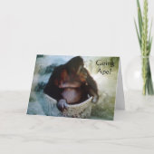 "GOING APE?" 50e BIRTHDAY KAART (Voorkant)