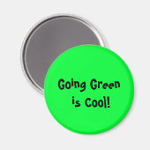 Going Green est Cool ! Magnet (Recto/Verso)
