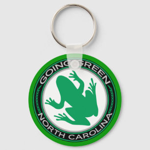 Going Green North Carolina Frog Sleutelhanger