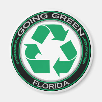 Going Green Recyclen Florida Magneet
