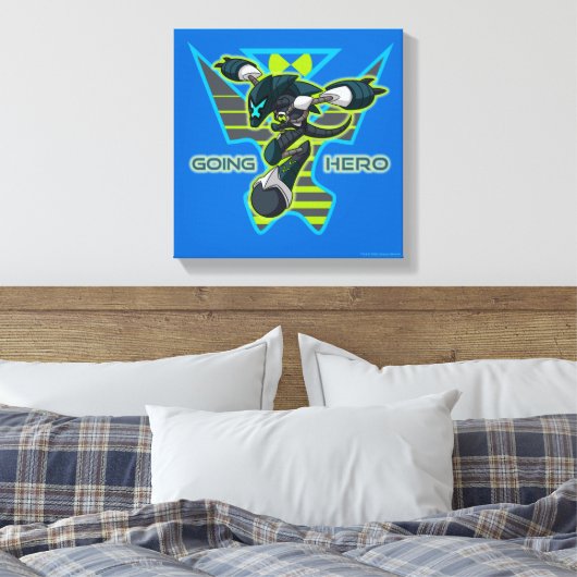 Going Hero - Omni-Kix XLR8 Canvas Afdruk (Insitu (Slaapkamer))