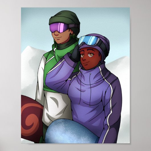 Going Snowboarding Poster (Voorkant)