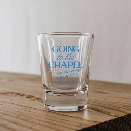 Going to the Chapel Bachelorette Weekend Shot Glas