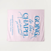 Going to the Chapel Bachelorette Weekend Wandkleed (Voorkant (horizontaal))