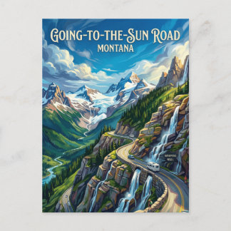 Going-to-the-Sun Road USA Briefkaart