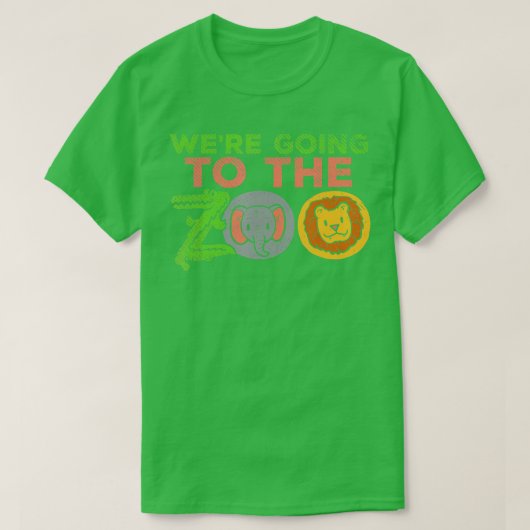 Going To The Zoo Trip Safari Visit Adventure Wildl T-shirt (Design voorkant)