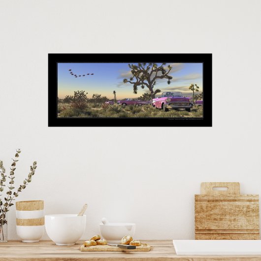 Going West / Toujours plus à l'ouest Poster (Keuken)