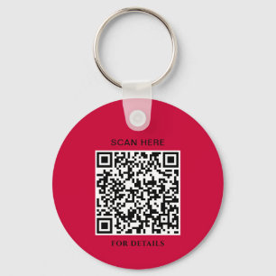 Goji Berry Logo Sleutelhanger met QR-code