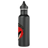 Gojira Whale Sun Moon Premium Waterfles (Rechts)