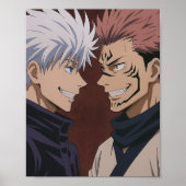 Gojo Satoru en Ryoman Sukuna nemen het tegen elkaa Poster (Voorkant)
