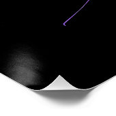 Gojo Saturo Anime Perfect Poster (Hoek)