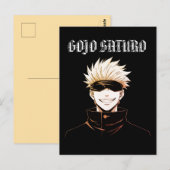 Gojo Saturo  Briefkaart (Voorkant / Achterkant)