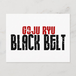 Goju Ryu Black Belt Briefkaart