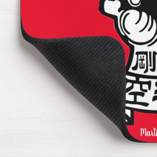 Goju Ryu Fist logo Muismat (Hoek)