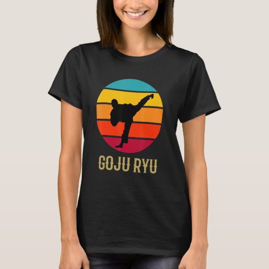Goju Ryu Karate Hand  Sunset Martial Arts T-shirt (Voorkant)