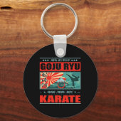 Goju Ryu Karate Kanji Sleutelhanger (Voorkant)