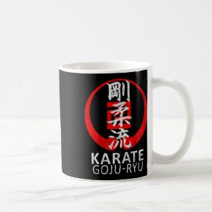 Goju Ryu Karate symbool Kanji Japan Martial Art Vi Koffiemok