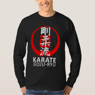 Goju Ryu Karate Symbool Kanji Japan Martial Vintag T-shirt