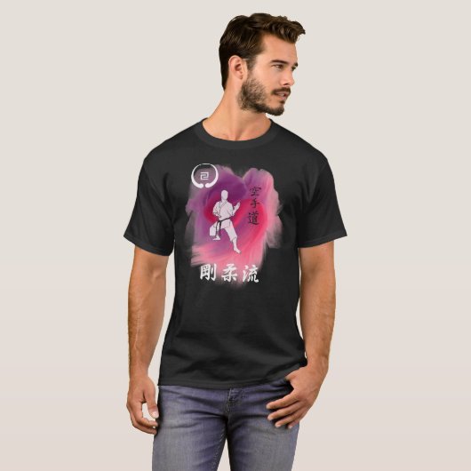 Goju Ryu Shuto Uke Mist Karate T-Shirt (Voorkant volledig)