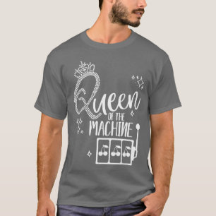 Gokautomaat Casino Slot Machine Koningin voor Vrou T-shirt