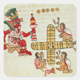 Gokken Patoli en de god Vierkante Sticker