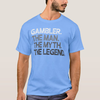 Gokker Geschenk Man Mythe Legende jongen T-shirt